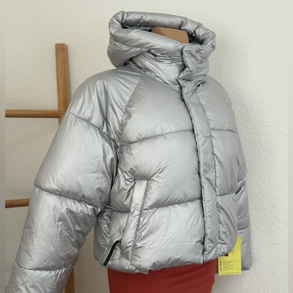 NWT Women's Snowsport Puffer Jacket - All in
Motion Metallic Silver - Picture 6 of 11
